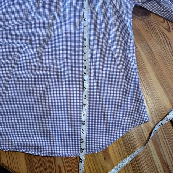 Ralph Lauren Sz MED 2 Button Down Long Sleeve Shirts 1 Pink 1 Purple Pristine - Picture 12 of 13